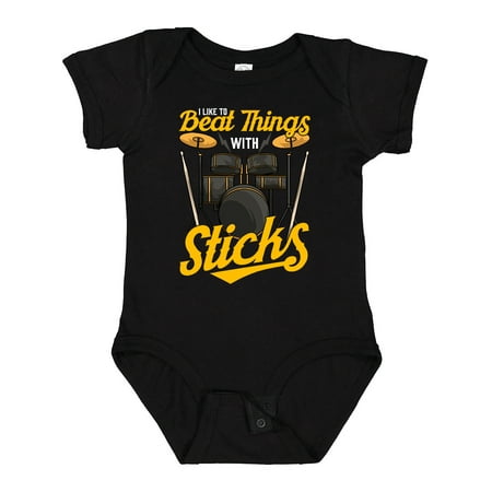 Inktastic Drummer Funny Drum Music Quote Gift Baby Boy or Baby Girl Bodysuit