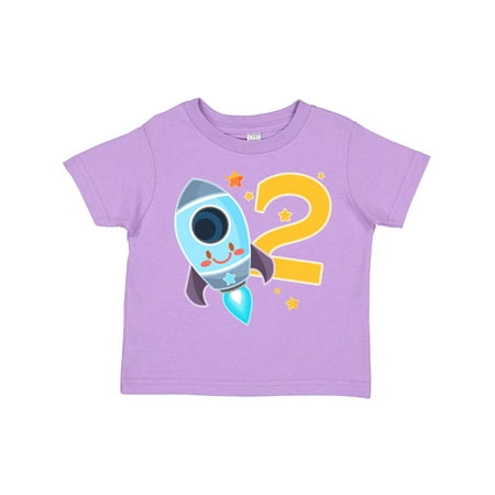Inktastic Rocket Space Ship Happy Second Birthday Gift Toddler Boy or Toddler Girl T-Shirt 
Inktastic Rocket Space Ship Happy Second Birthday Gift Toddler Boy or Toddler Girl T-Shirt