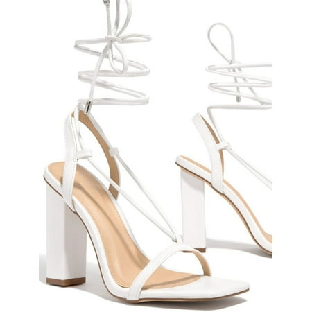 UKAP Women Heeled Sandals Lace Up Strappy Sandal Open Toe Dress Shoes High Heels Chunky Heel Women s Block Lightweight White 6
UKAP Women Heeled Sandals Lace Up Strappy Sandal Open Toe Dress Shoes High Heels Chunky Heel Women s Block Lightweight White 6