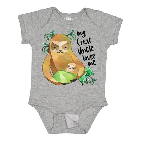 Inktastic My Great Uncle Loves Me Cute Sloth and Baby Gift Baby Boy or Baby Girl Bodysuit
Inktastic My Great Uncle Loves Me Cute Sloth and Baby Gift Baby Boy or Baby Girl Bodysuit