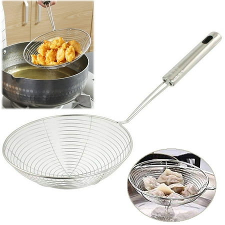 Stainless Steel Strainer Skimmer Asian Strainer Ladle Frying Spoon with Handle for Kitchen Deep Fryer Pasta Spaghetti Noodle
Stainless Steel Strainer Skimmer Asian Strainer Ladle Frying Spoon with Handle for Kitchen Deep Fryer Pasta Spaghetti Noodle