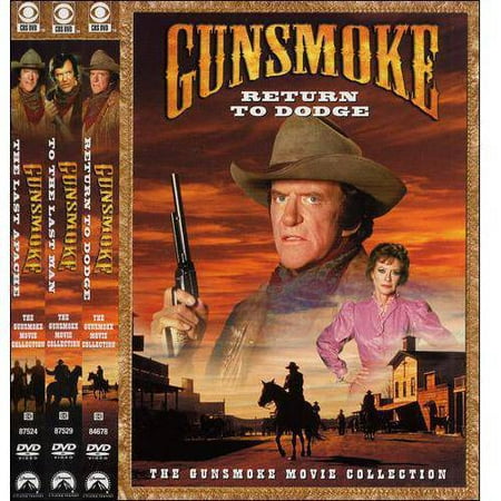 GUNSMOKE MOVIE COLLECTION (DVD) (3DISCS) - Walmart