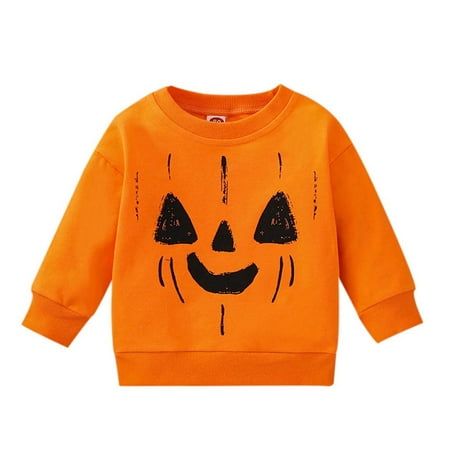 Frostluinai Toddlers and Baby Boys Halloween Long-Sleeve Tees Baby Raglan Shirt Crew-Neck Tee Cotton T-Shirt
Frostluinai Toddlers and Baby Boys Halloween Long-Sleeve Tees Baby Raglan Shirt Crew-Neck Tee Cotton T-Shirt