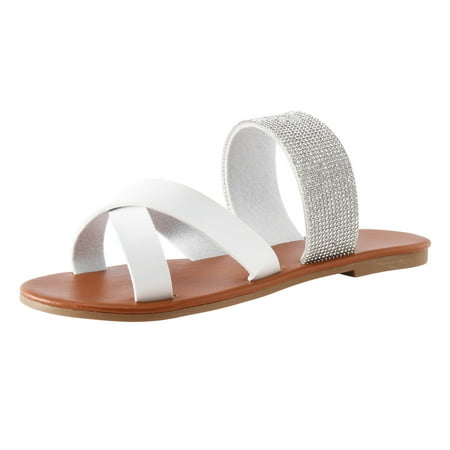 EHQJNJ Womans Slippers Cute Slippers Women Summer Slip on Solid Casual Open Toe Rhinestone Flat Soft Bottom Breathable Shoes Sandals Slippers
EHQJNJ Womans Slippers Cute Slippers Women Summer Slip on Solid Casual Open Toe Rhinestone Flat Soft Bottom Breathable Shoes Sandals Slippers