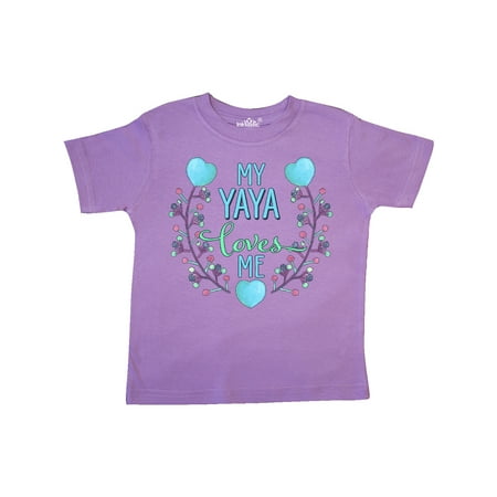 Inktastic My Yaya Loves Me with Hearts and Flowers Gift Toddler Boy or Toddler Girl T-Shirt
Inktastic My Yaya Loves Me with Hearts and Flowers Gift Toddler Boy or Toddler Girl T-Shirt