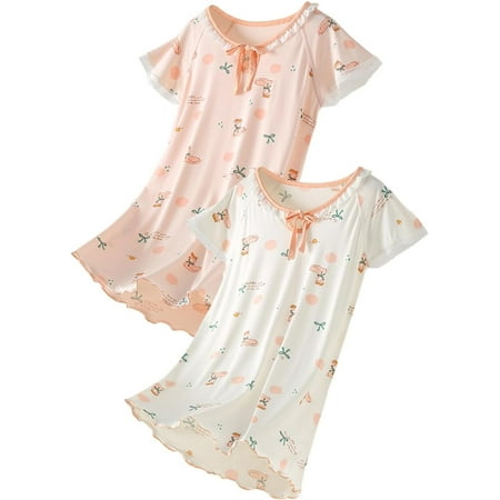 HAYOYUNL 2Pcs Kids Summer Dress for Girls Soft Breathable Dresses Teen Loose Short Sleeve Print Princess Dress for 3-12Years
HAYOYUNL 2Pcs Kids Summer Dress for Girls Soft Breathable Dresses Teen Loose Short Sleeve Print Princess Dress for 3-12Years