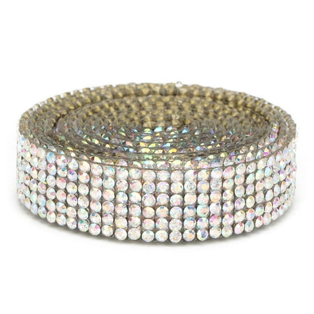1m Rhinestone Crystal Glass Mesh Banding Iron on Applique Wedding Dress Shoes Trim (AB Color)
1m Rhinestone Crystal Glass Mesh Banding Iron on Applique Wedding Dress Shoes Trim (AB Color)