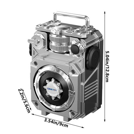 QiwagFerng Lightweight Mechanical Style Portable High Battery Multi-functional Low Latency 360 Degree Surround Sound IPX5 Water Proof 5.3 Bluetooth Speaker Gift Clearance!
QiwagFerng Lightweight Mechanical Style Portable High Battery Multi-functional Low Latency 360 Degree Surround Sound IPX5 Water Proof 5.3 Bluetooth Speaker Gift Clearance!