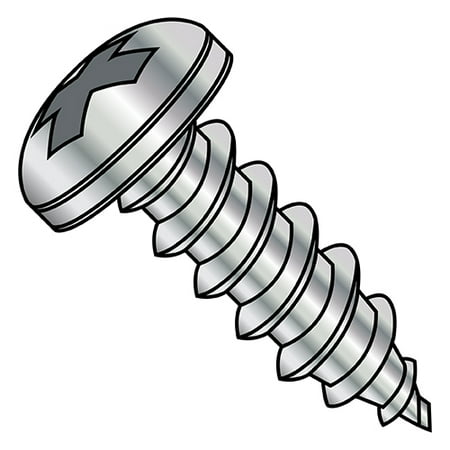 8-12X1/2 Phillips Pan Self Tapping Screw Type A B Fully Threaded Nickel (Pack Qty 10 000) BC-0808ABPPNP
8-12X1/2 Phillips Pan Self Tapping Screw Type A B Fully Threaded Nickel (Pack Qty 10 000) BC-0808ABPPNP