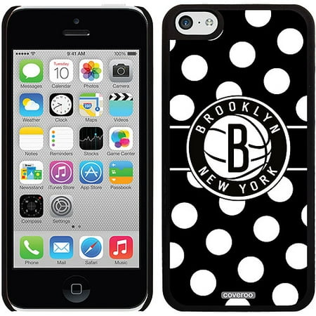 Brooklyn Nets Polka Dots Design on Apple iPhone 5c Thinshield Snap-On Case by Coveroo