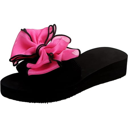 Cute sandals women Fashion Summer Women Slippers Platform Wedge Heel Ribbon Bow Lightweight Casual Dress Heeled Shoes
Cute sandals women Fashion Summer Women Slippers Platform Wedge Heel Ribbon Bow Lightweight Casual Dress Heeled Shoes