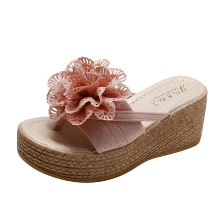 TWIFER Womens Shoes Sandals Women Fashion Ladies Sandals And Slippers Spring And Summer Flowers Fabric Platform Thick Bottom Slope Heels Shoe
TWIFER Womens Shoes Sandals Women Fashion Ladies Sandals And Slippers Spring And Summer Flowers Fabric Platform Thick Bottom Slope Heels Shoe