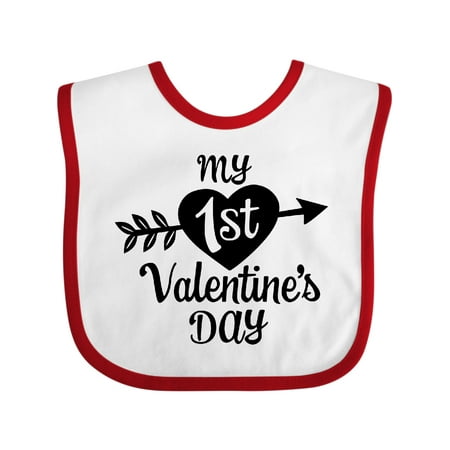 Inktastic My First Valentine s Day with Black Heart and Arrow Gift Baby Boy or Baby Girl Bib
Inktastic My First Valentine s Day with Black Heart and Arrow Gift Baby Boy or Baby Girl Bib
