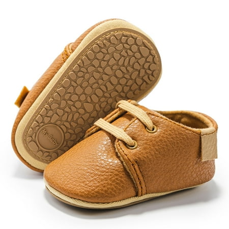 Baby Boys Girls Sneakers Anti-Slip Oxford Loafer Flats First Walker Shoes Infant Toddler Shoes