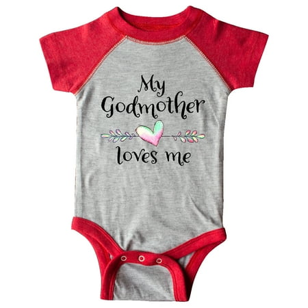 Inktastic My Godmother Loves Me- Heart Godchild Gift Baby Boy or Baby Girl Bodysuit
Inktastic My Godmother Loves Me- Heart Godchild Gift Baby Boy or Baby Girl Bodysuit