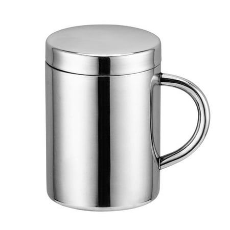 Egebert Double-Wall Stainless Mug Cup with Lid Handle Home Camping Coffee Tea 200ml(7oz)
Egebert Double-Wall Stainless Mug Cup with Lid Handle Home Camping Coffee Tea 200ml(7oz)