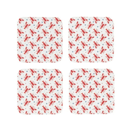 Honeii Lobsters And Sea Stars Print Leather Coaster Set of 4 Ideal for Safeguarding Your Furniture from Drinks Spills and Effortless Cleanup-Square
Honeii Lobsters And Sea Stars Print Leather Coaster Set of 4 Ideal for Safeguarding Your Furniture from Drinks Spills and Effortless Cleanup-Square