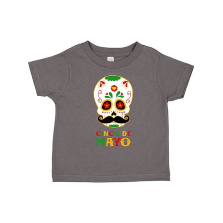 Inktastic Cinco De Mayo Skull Gift Toddler Boy or Toddler Girl T-Shirt