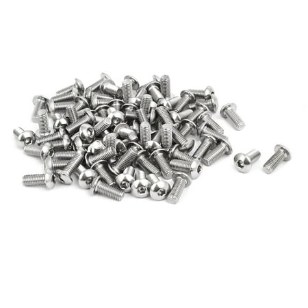 Uxcell M5x12mm 304 Stainless Steel Button Head Hex Socket Cap Screws Bolts (80-pack) 
Uxcell M5x12mm 304 Stainless Steel Button Head Hex Socket Cap Screws Bolts (80-pack)