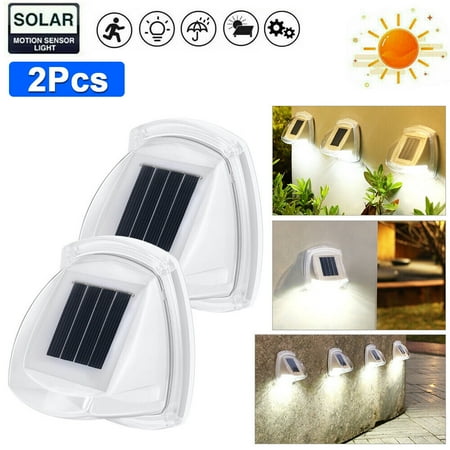 EROCK 2Pcs Outdoor Solar 8 LED Deck Lights Path Garden Pathway Stairs Step Fence Lamps-Cool White
EROCK 2Pcs Outdoor Solar 8 LED Deck Lights Path Garden Pathway Stairs Step Fence Lamps-Cool White