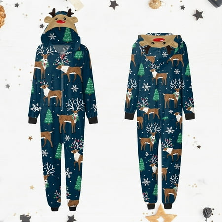 Tejiojio Kids Clothing Holiday Gift Parent-child Warm Christmas Set Printed Home Wear Hoodid Pajamas Moms Jumpsuit
Tejiojio Kids Clothing Holiday Gift Parent-child Warm Christmas Set Printed Home Wear Hoodid Pajamas Moms Jumpsuit