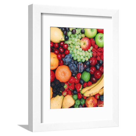 Fresh Fruit Framed Print Wall Art By David Parker