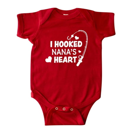 Inktastic I Hooked Nana s Heart with Fishing Rod Gift Baby Boy or Baby Girl Bodysuit
Inktastic I Hooked Nana s Heart with Fishing Rod Gift Baby Boy or Baby Girl Bodysuit