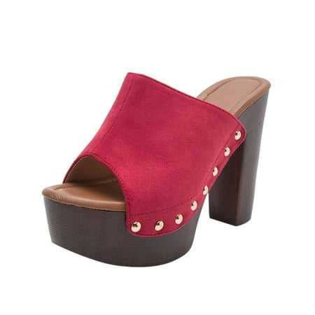 Sandals Women Fashion Spring And Summer Women Sandals Thick Soled Heel Super High Heel Fish Mouth Solid Color Simple Style
Sandals Women Fashion Spring And Summer Women Sandals Thick Soled Heel Super High Heel Fish Mouth Solid Color Simple Style