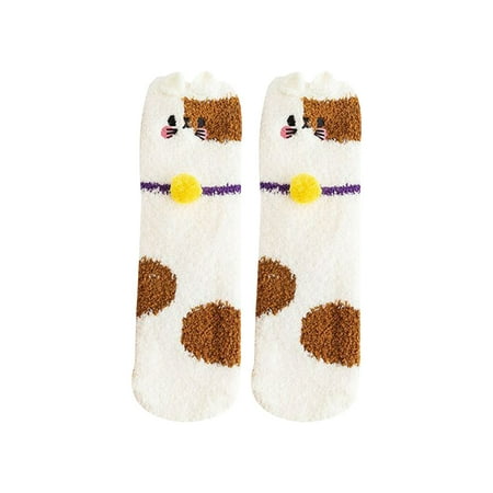 YESTUNE Women Soft Fuzzy Slipper Socks Cute 3D Ear Cartoon Meow Cat Fluffy Plush Hosiery
YESTUNE Women Soft Fuzzy Slipper Socks Cute 3D Ear Cartoon Meow Cat Fluffy Plush Hosiery