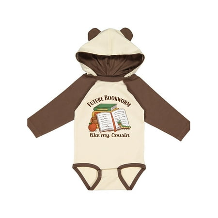 Inktastic Future Bookworm Like My Cousin Gift Baby Boy or Baby Girl Long Sleeve Bodysuit
Inktastic Future Bookworm Like My Cousin Gift Baby Boy or Baby Girl Long Sleeve Bodysuit