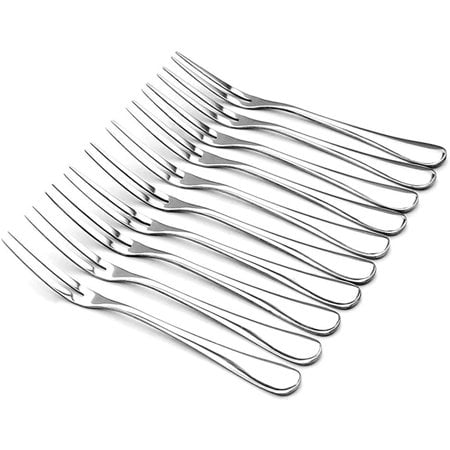 5 Inches Crab Stainless Steel Forks Escargot Forks 2 Prong Tasting Appetizer Forks Portable Cocktail Salad Fruit Forks for Party Travel
5 Inches Crab Stainless Steel Forks Escargot Forks 2 Prong Tasting Appetizer Forks Portable Cocktail Salad Fruit Forks for Party Travel