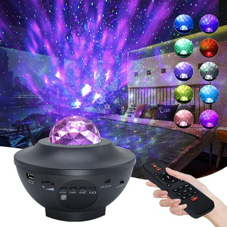 Star Light Galaxy Projector LED Ocean Wave Nebula Projector with Remote Control/Bluetooth Speaker/Timer/Voice Control Bedroom/Birthday/Party Decoration
Star Light Galaxy Projector LED Ocean Wave Nebula Projector with Remote Control/Bluetooth Speaker/Timer/Voice Control Bedroom/Birthday/Party Decoration