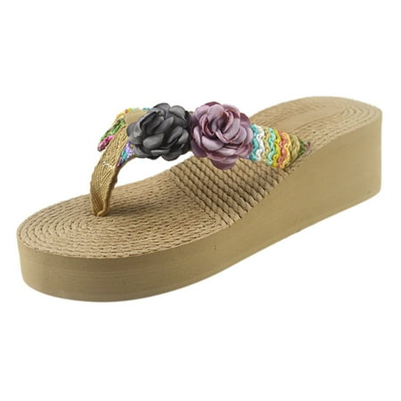 TUOBARR Womens Platform Wedge Sandals Womens Crush Platform Thong Wedge Sandals Super Lightweight Slip-On Flip Flops for Ladies Gray B
TUOBARR Womens Platform Wedge Sandals Womens Crush Platform Thong Wedge Sandals Super Lightweight Slip-On Flip Flops for Ladies Gray B