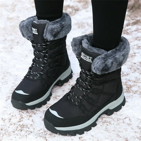 Midewhik Ladies Cotton Shoes Outdoor Warm Non Slip Fleece Cuffed Casual Snow Boots
Midewhik Ladies Cotton Shoes Outdoor Warm Non Slip Fleece Cuffed Casual Snow Boots