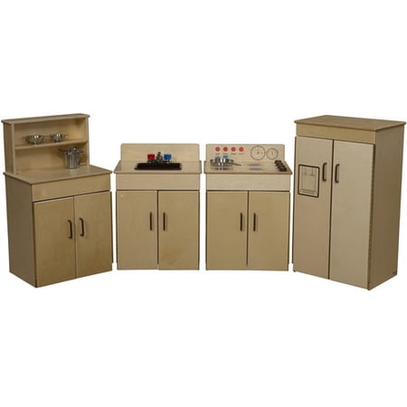 Wood Designs Classic 4 Piece Appliances Kitchen Set