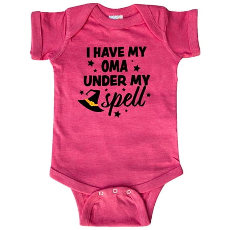 Inktastic I Have My Oma Under My Spell with Cute Witch Hat Gift Baby Boy or Baby Girl Bodysuit
Inktastic I Have My Oma Under My Spell with Cute Witch Hat Gift Baby Boy or Baby Girl Bodysuit