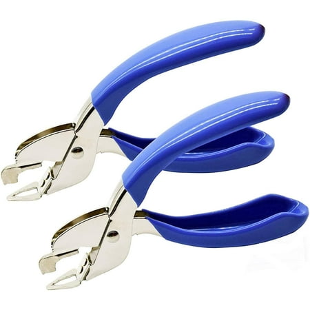 Dedicated Staple Remover Staples Remover Tool for School Office Family Paper Work Efficient Staple Removing with Rubber Handle 2 pcs (Blue+Blue)
Dedicated Staple Remover Staples Remover Tool for School Office Family Paper Work Efficient Staple Removing with Rubber Handle 2 pcs (Blue+Blue)
