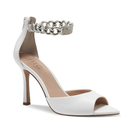 INC International Concepts Womens Jerloni Chain-Strap Sa White Smooth 8M
INC International Concepts Womens Jerloni Chain-Strap Sa White Smooth 8M