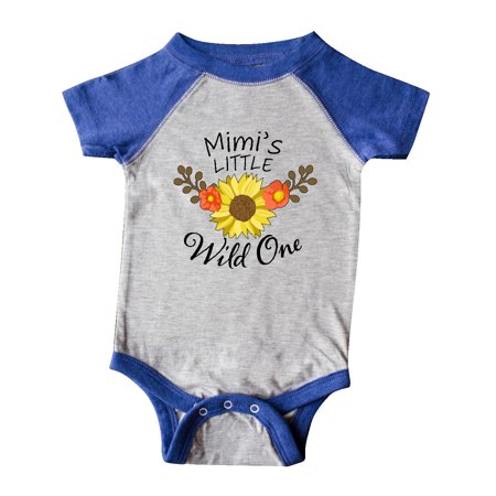 Inktastic Mimi s Little Wild 1 with Beautiful Sunflower Gift Baby Boy or Baby Girl Bodysuit
Inktastic Mimi s Little Wild 1 with Beautiful Sunflower Gift Baby Boy or Baby Girl Bodysuit