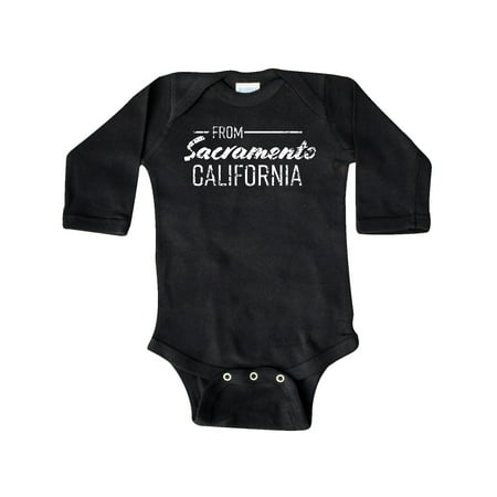 Inktastic From Sacramento California in White Distressed Text Gift Baby Boy or Baby Girl Long Sleeve Bodysuit
Inktastic From Sacramento California in White Distressed Text Gift Baby Boy or Baby Girl Long Sleeve Bodysuit