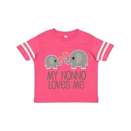 Inktastic My Nonno Loves Me Grandson Gift Toddler Boy or Toddler Girl T-Shirt