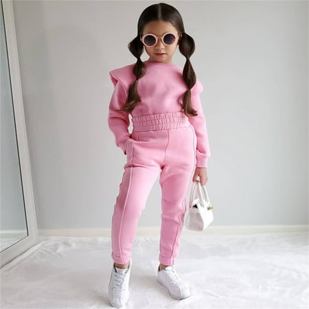 ZMHEGW Toddler Fall Outfits Kids Baby Girls Boys Autumn Winter Solid Cotton Long Sleeve Hoodie Pullover Sweatshirt Set Clothes Outfits Set
ZMHEGW Toddler Fall Outfits Kids Baby Girls Boys Autumn Winter Solid Cotton Long Sleeve Hoodie Pullover Sweatshirt Set Clothes Outfits Set
