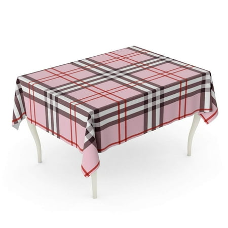 SIDONKU Pink Anniversary Tartan Plaid Pattern Red Beautiful Beauty Botanical Tablecloth Table Desk Cover Home Party Decor 60x120 inch
SIDONKU Pink Anniversary Tartan Plaid Pattern Red Beautiful Beauty Botanical Tablecloth Table Desk Cover Home Party Decor 60x120 inch