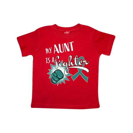Inktastic Ovarian Cancer Awareness My Aunt is a Fighter Gift Toddler Boy or Toddler Girl T-Shirt
Inktastic Ovarian Cancer Awareness My Aunt is a Fighter Gift Toddler Boy or Toddler Girl T-Shirt
