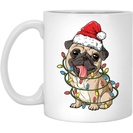 Novelty Pug Santa Christmas Tree Lights Xmas Gifts Xmas Coffee Mug - Christmas Coffee Mug - Christmas Gifts 11 Oz
Novelty Pug Santa Christmas Tree Lights Xmas Gifts Xmas Coffee Mug - Christmas Coffee Mug - Christmas Gifts 11 Oz