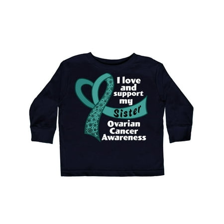 Inktastic I Love And Support My Sister Ovarian Cancer Awareness Gift Toddler Boy or Toddler Girl Long Sleeve T-Shirt
Inktastic I Love And Support My Sister Ovarian Cancer Awareness Gift Toddler Boy or Toddler Girl Long Sleeve T-Shirt