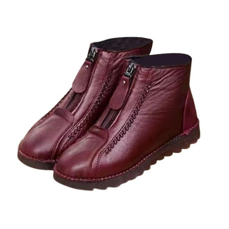 KBKYBUYZ 2021 Winter Flat Proof Mid-tube Cashmere Snow Boots Front Zipper Boots Women Basic warm shoes
KBKYBUYZ 2021 Winter Flat Proof Mid-tube Cashmere Snow Boots Front Zipper Boots Women Basic warm shoes