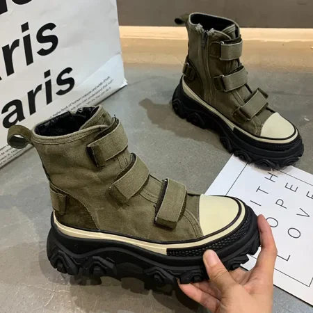 Women‘s Leisure Sneakers Thick Bottom Hook And Loop Fastener Casual Shoes Women‘s Footwear
Women‘s Leisure Sneakers Thick Bottom Hook And Loop Fastener Casual Shoes Women‘s Footwear