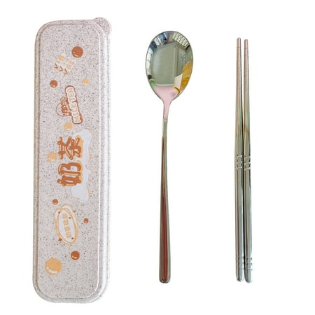 Meizhencang 3Pcs/Set Cartoon Box Chopsticks Spoon Stainless Steel Tableware Dinnerware Kit
Meizhencang 3Pcs/Set Cartoon Box Chopsticks Spoon Stainless Steel Tableware Dinnerware Kit