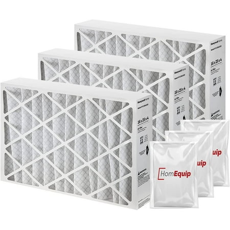 Honeywell FC100A1029 Furnace Filters 16 x 25 x 4 Air Filter Replacement Merv 11 Filter Media with Homequip Disposal Bag (3 Pack)
Honeywell FC100A1029 Furnace Filters 16 x 25 x 4 Air Filter Replacement Merv 11 Filter Media with Homequip Disposal Bag (3 Pack)